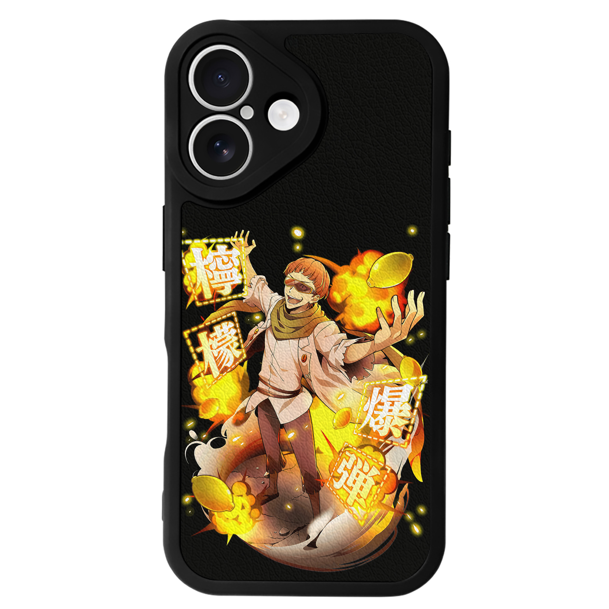 （画像用） 文豪ストレイドッグス Bungo Stray Dogs 【iPhone 16シリーズ対応】シリコンスマホケース（レザー調） 材質：シリコン